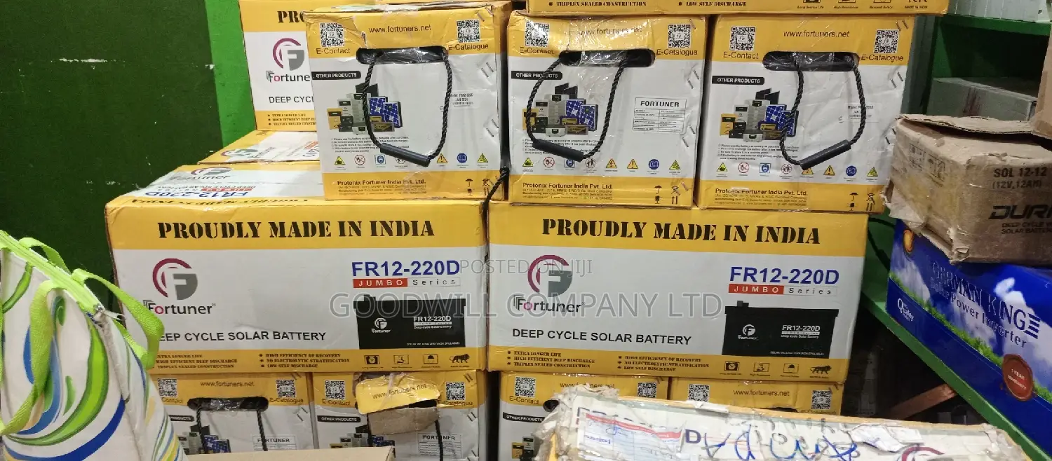 200ah Fortuner Battery Made in India 12yrs Life Span