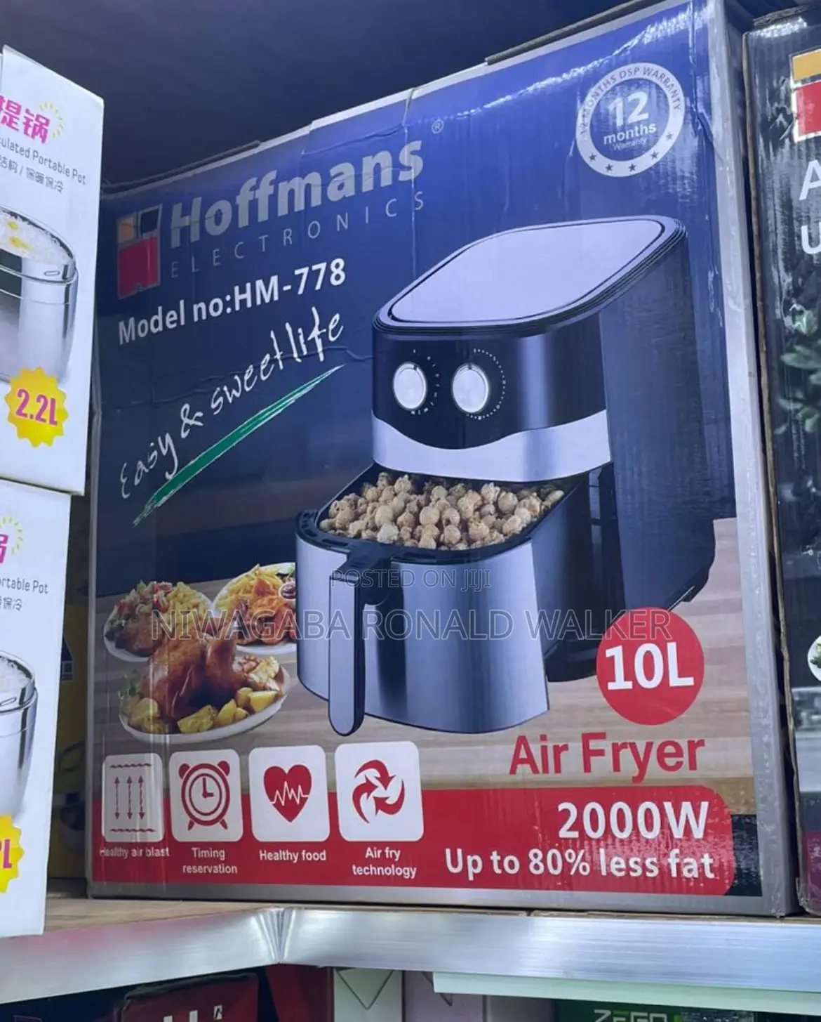 10l Electric Hoffmans Airfryer