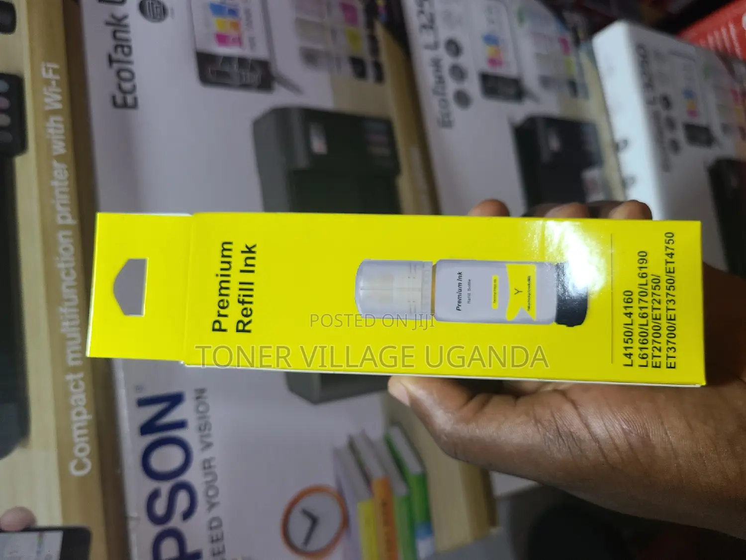 Premium Refill Ink for Epson L3210 L3250 Yellow