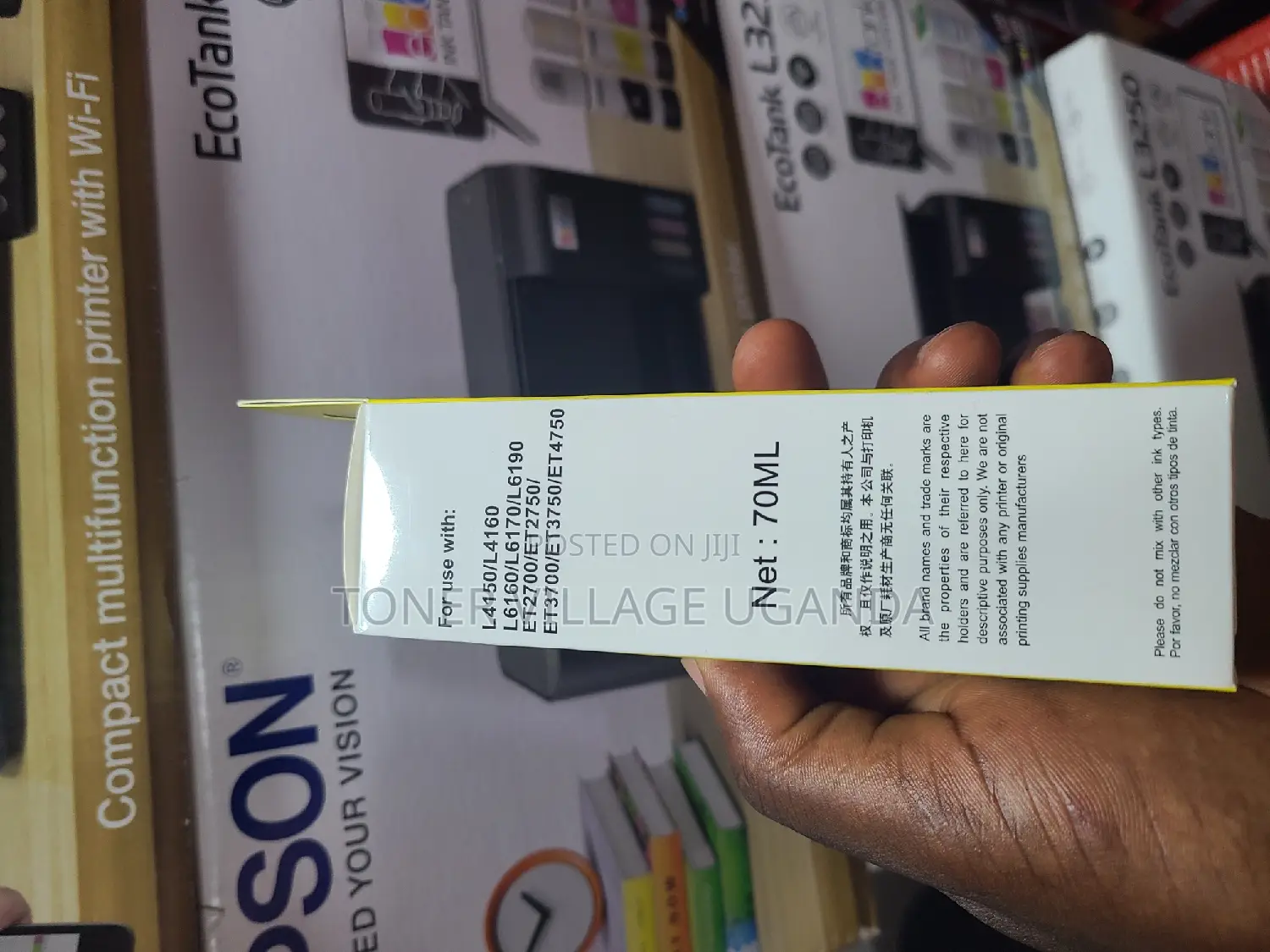Premium Refill Ink for Epson L3210 L3250 Yellow