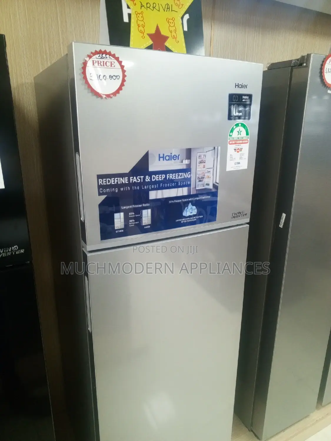 Haier 185 Litres Frost Free Double Door Fridge