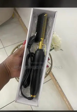 Electric Hair Straightener Brush And Comb