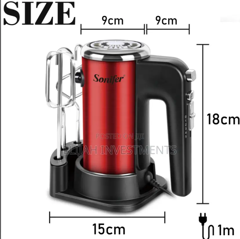 2 In1 5 Speed Sonifer Hand Mixer