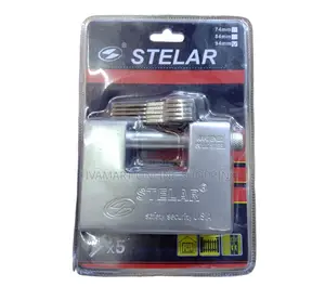 Stellar Padlock Hardened Solid Steel Usa - 94 Mm