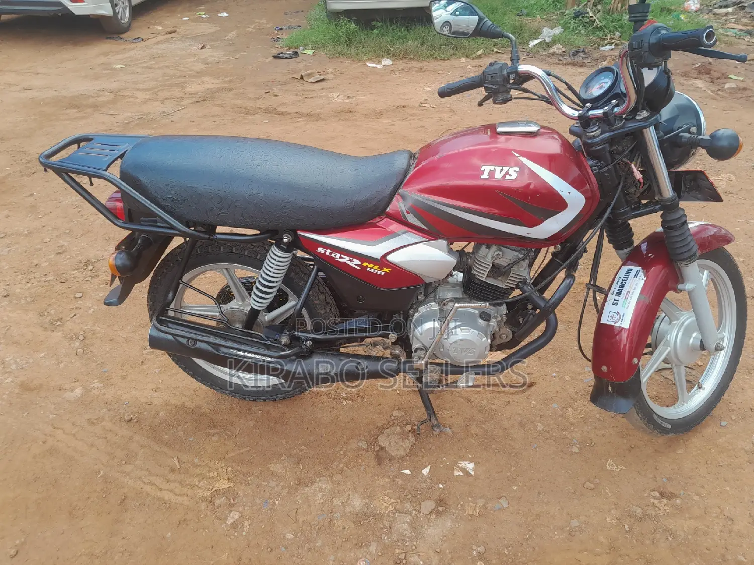 TVS HLX 125 2023 Red