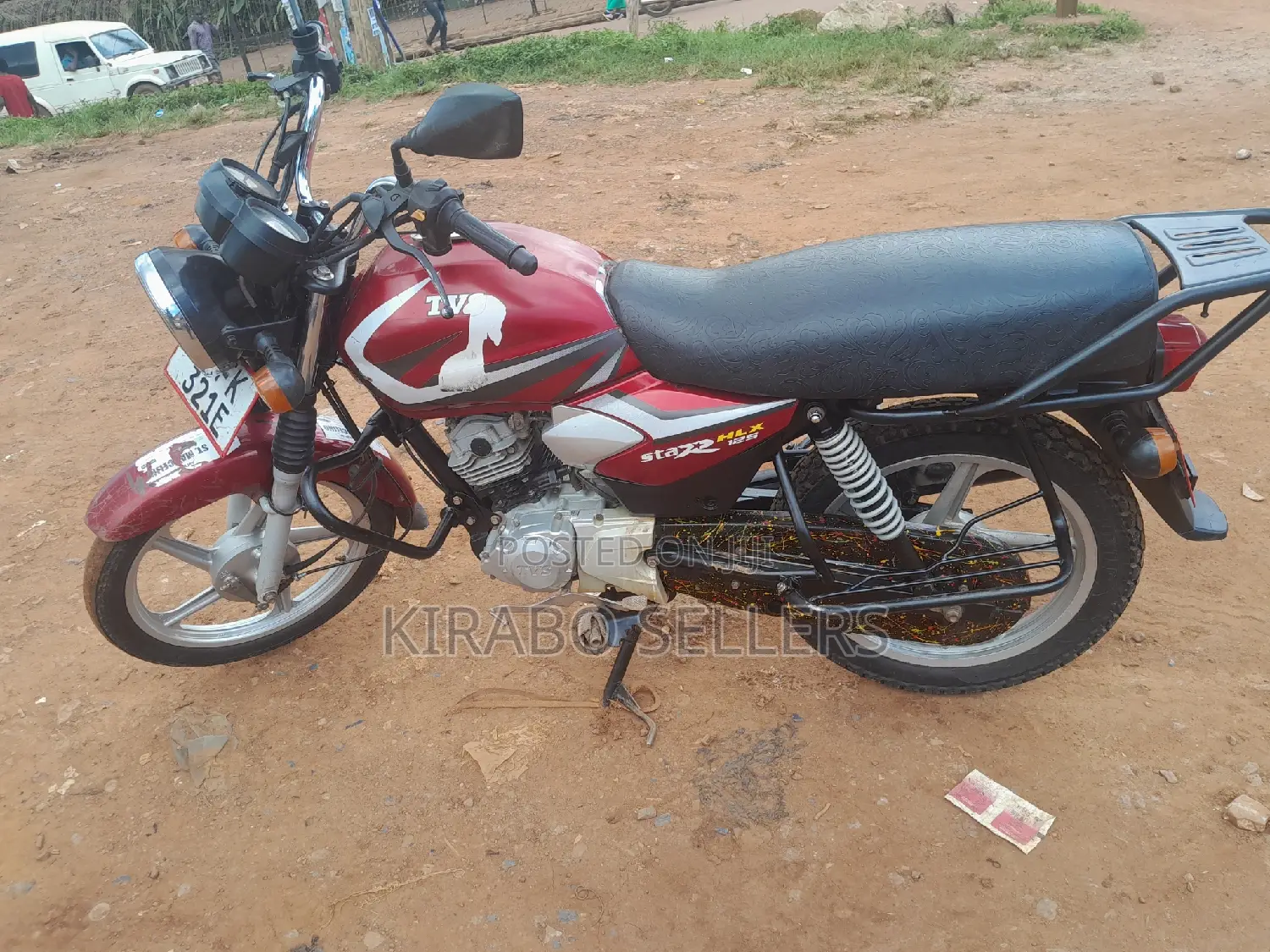 TVS HLX 125 2023 Red
