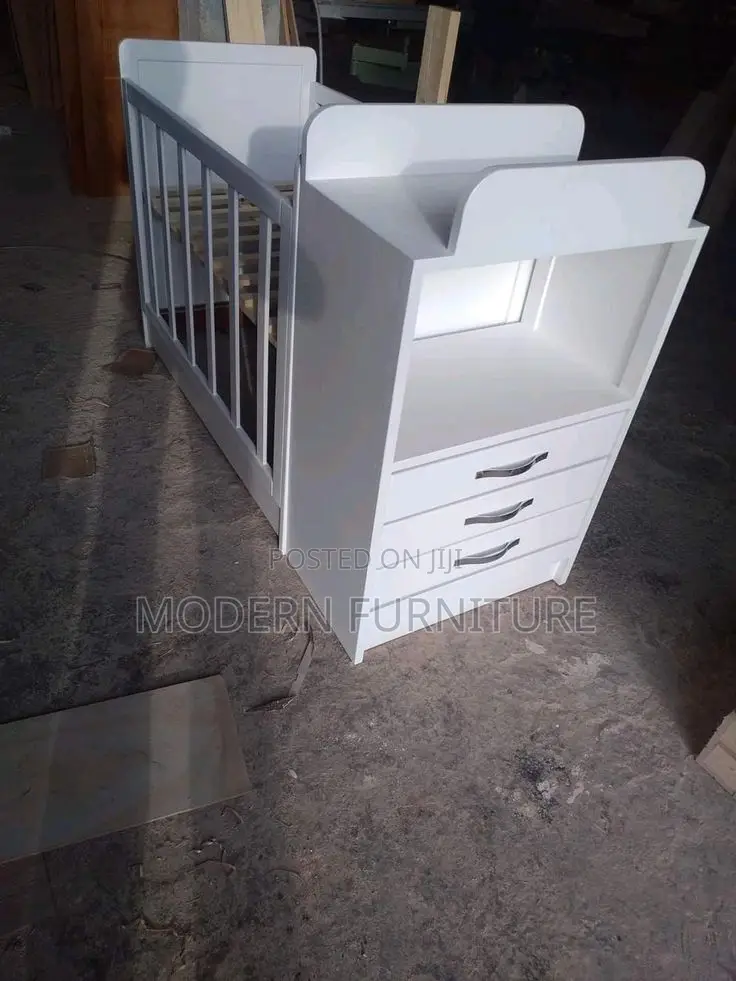 Baby's Crib in White Color Call Us On