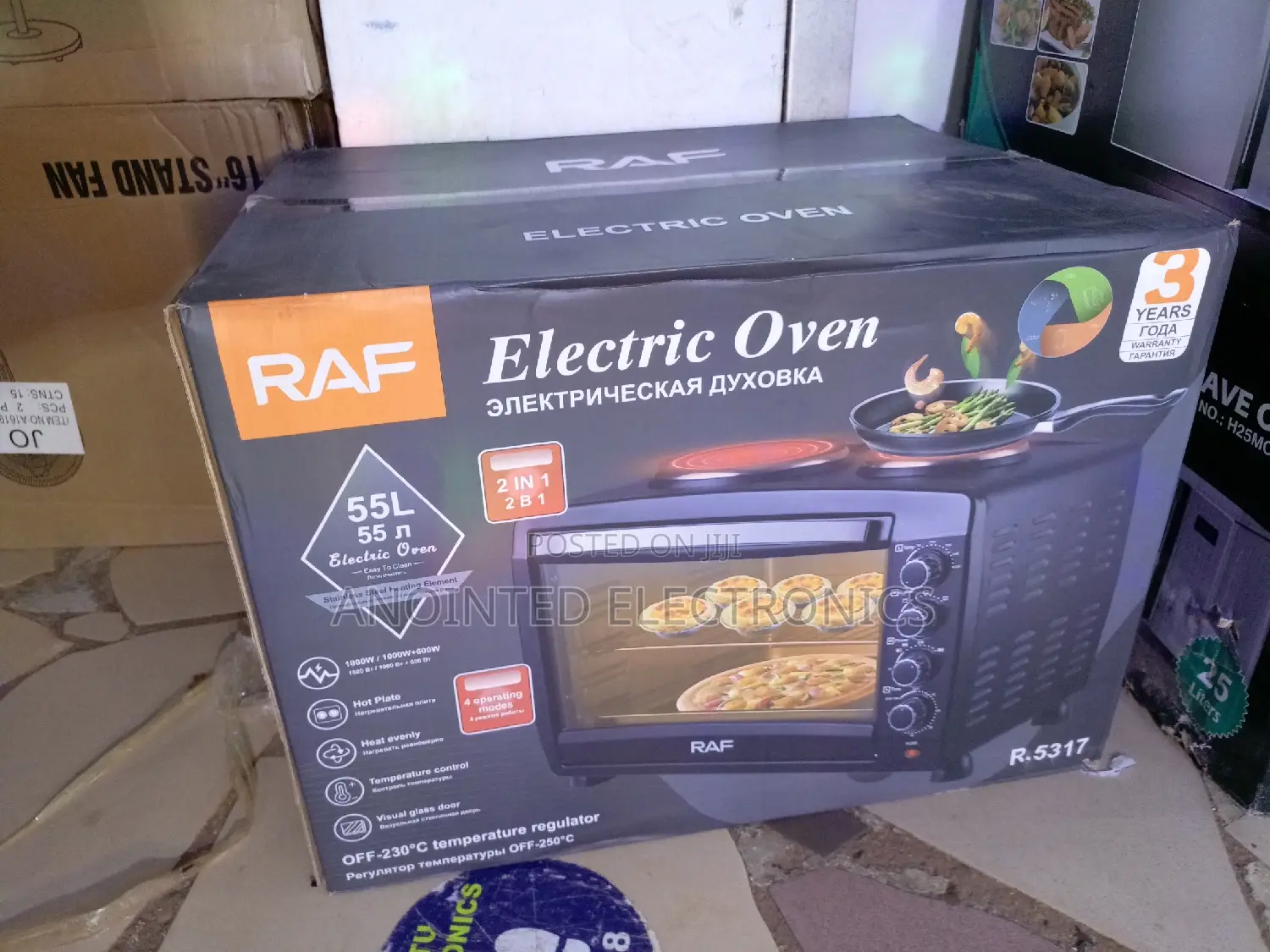 Raf Electric Oven 55L
