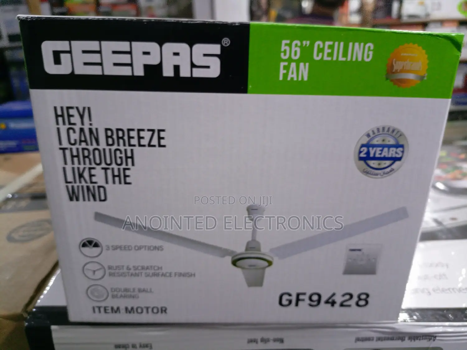 Geepas Ceiling Fans White