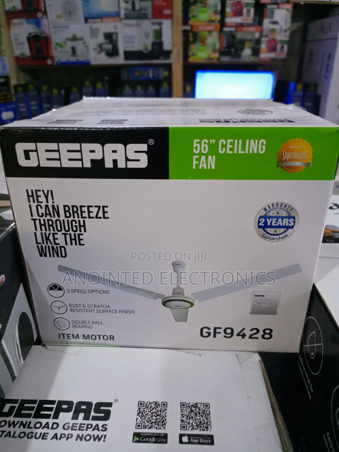 Geepas Ceiling Fans White