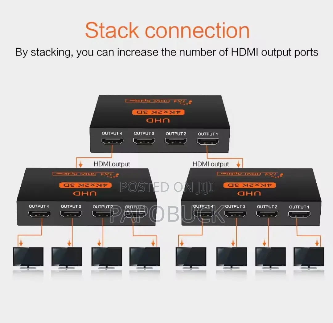 Full HD 4kx2k HDMI 1 in 4 Out Splitter HDMI 1x4 Splitter