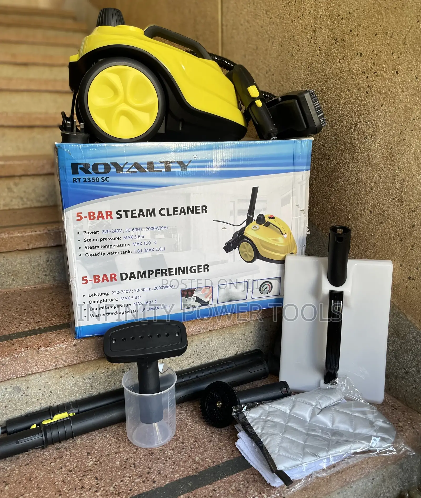 5 Bar Steam Cleaning Machine Royalty