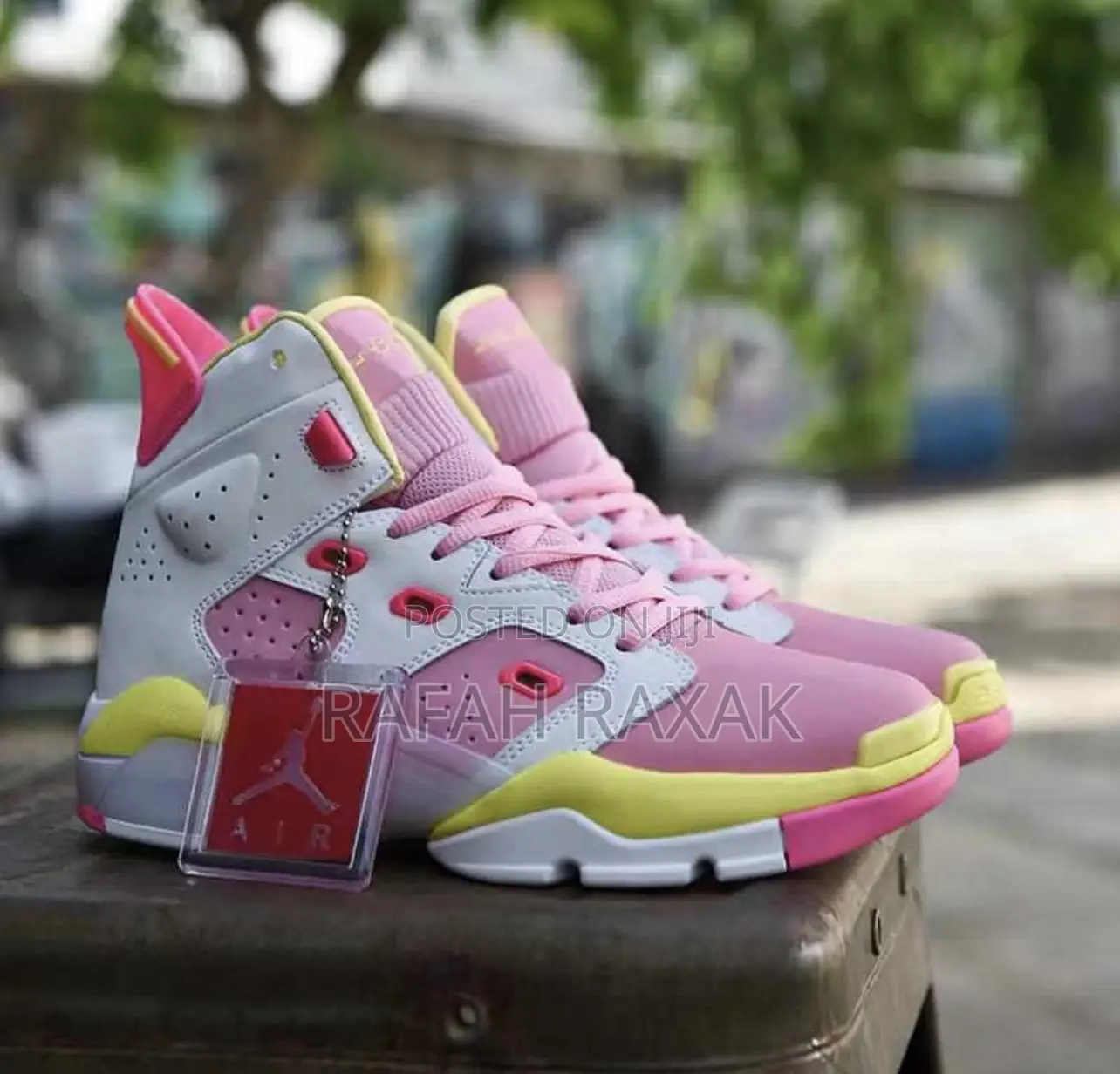 Original Unisex Jordan 6-17-23 Elemental Pink White Sneaker