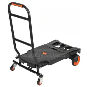 Black Heavy Duty Folding Hand Truck and Dolly Cart