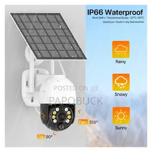 Ip 66 Solar Waterproof Camera