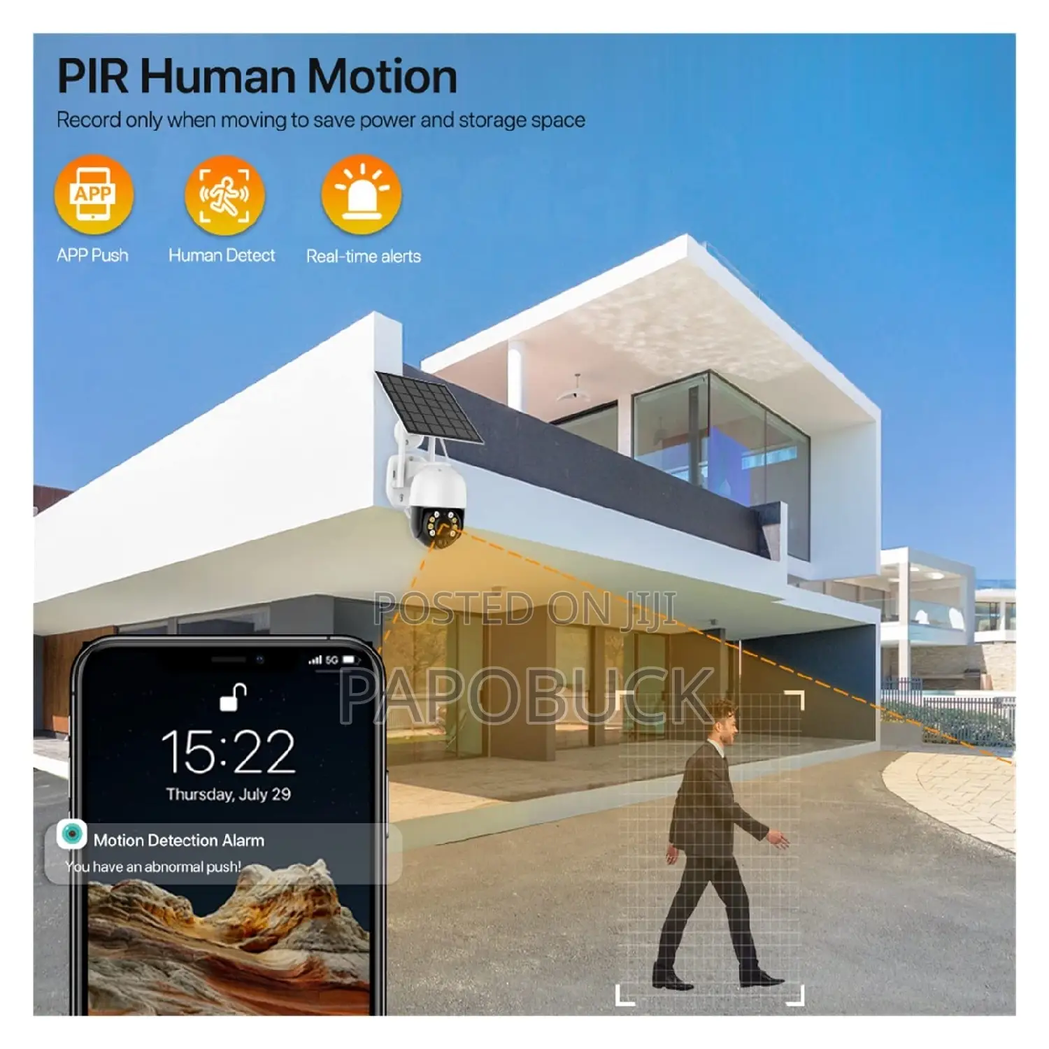 Ip 66 Solar Waterproof Camera