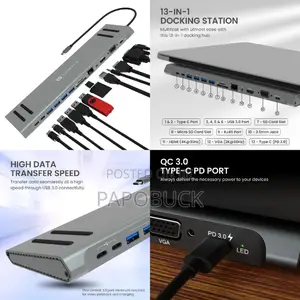 13 in 1 Usb Docking Station