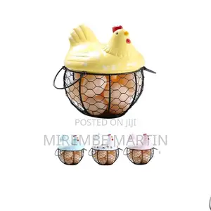 Iron Egg Storage Basket.