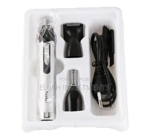 Kemei 3 In1 Electric Nose Ear Trimmer-Rechargeable Shaver