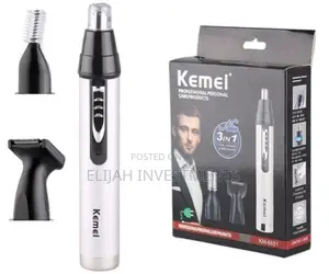Kemei 3 In1 Electric Nose Ear Trimmer-Rechargeable Shaver