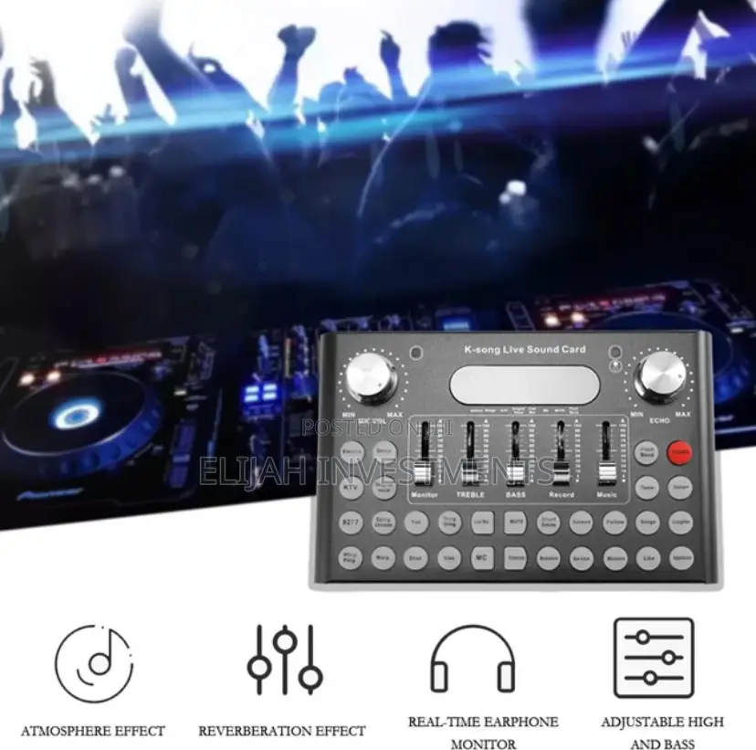 Live Sound Card With Effects,Voice Changer With BT