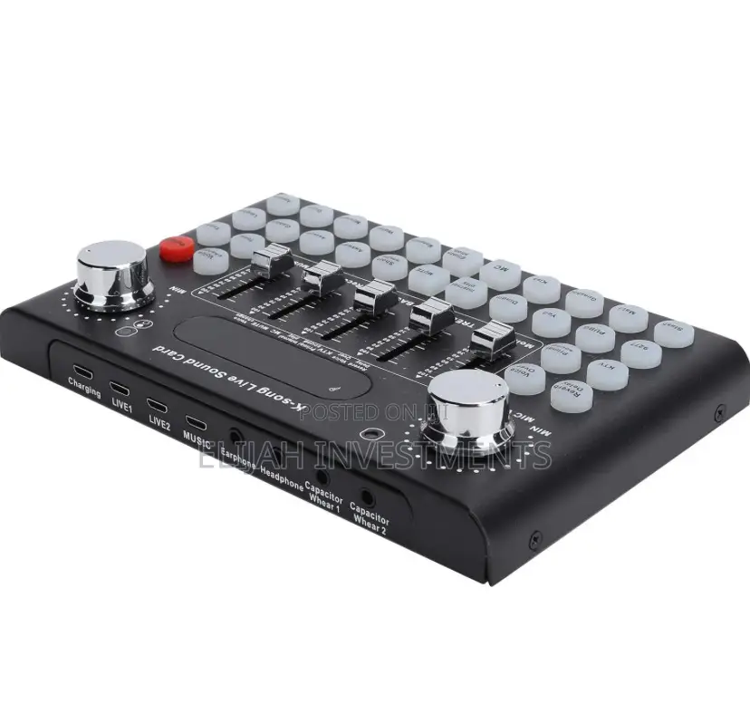Live Sound Card With Effects,Voice Changer With BT