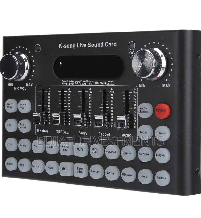 Live Sound Card With Effects,Voice Changer With BT