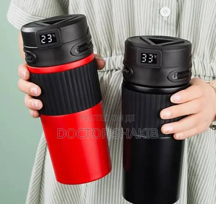 Smart Led 480ml Coffee Thermal Double Walled Mug
