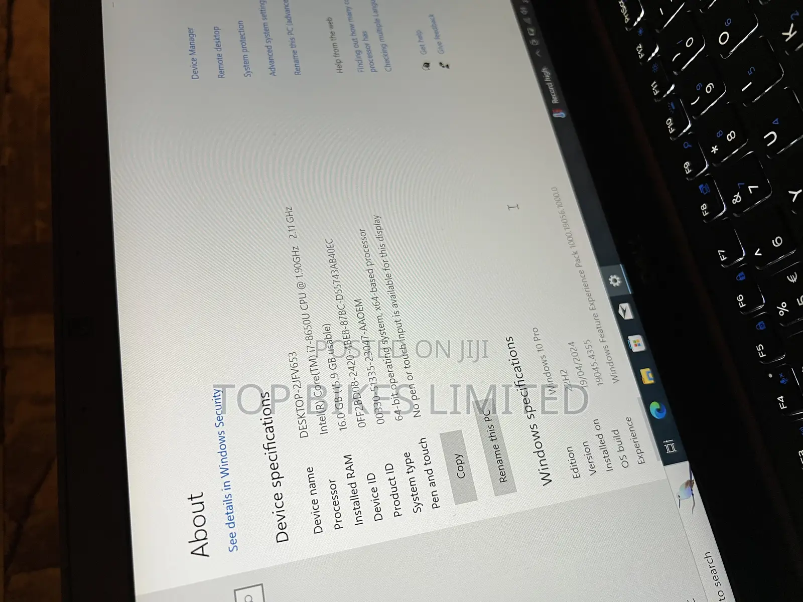 Laptop Dell Latitude 7490 16GB Intel Core I7 SSD 500GB