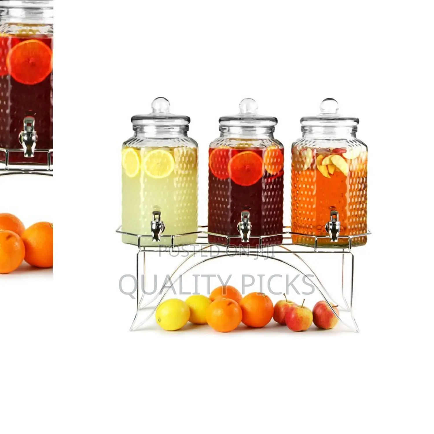 Brand Triple Glass Juice Dispenser