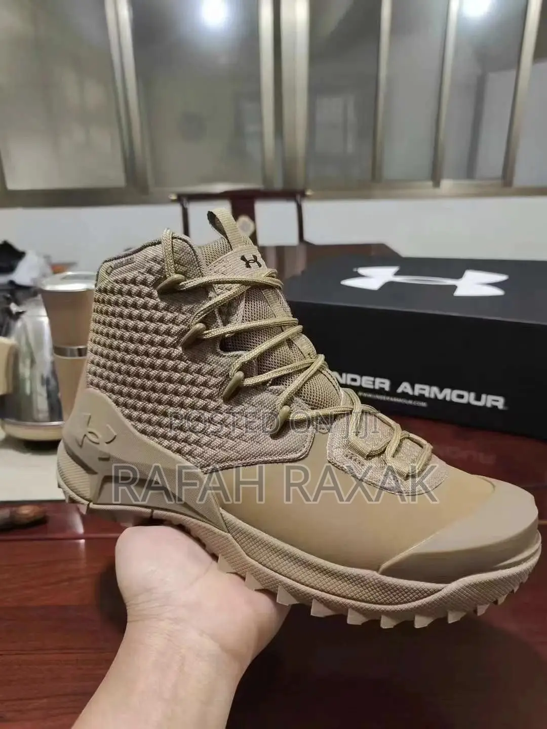 Original Men’S Brown Under Armour Goretex Sneakers