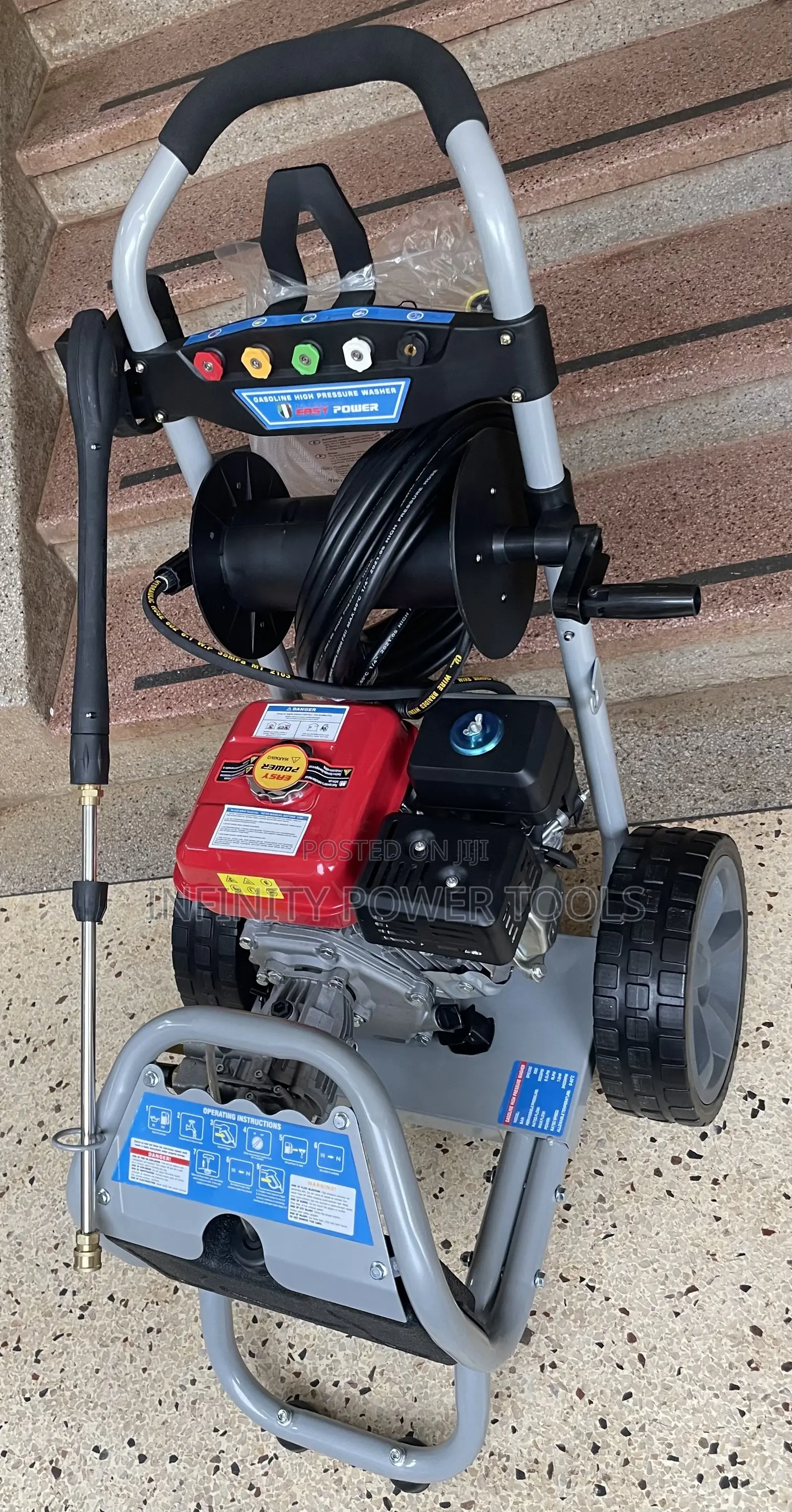 Gasoline High Pressure Washer 3000psi Easy Power