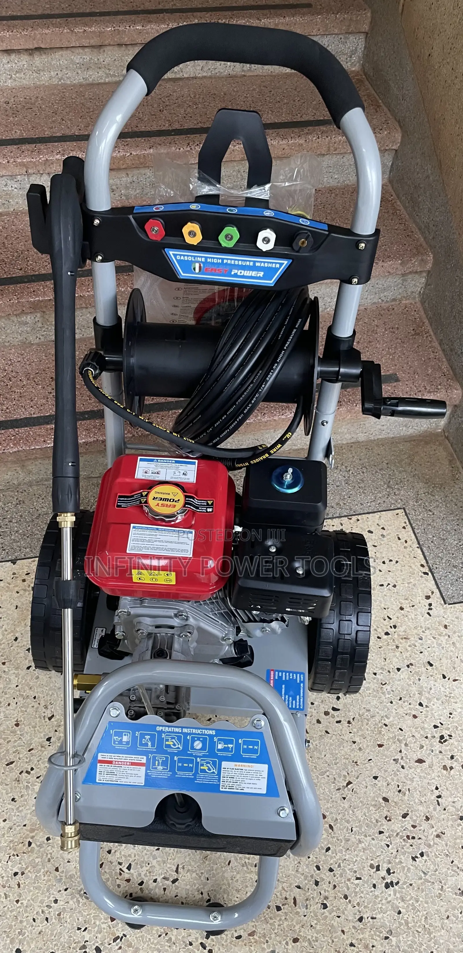 Gasoline High Pressure Washer 3000psi Easy Power