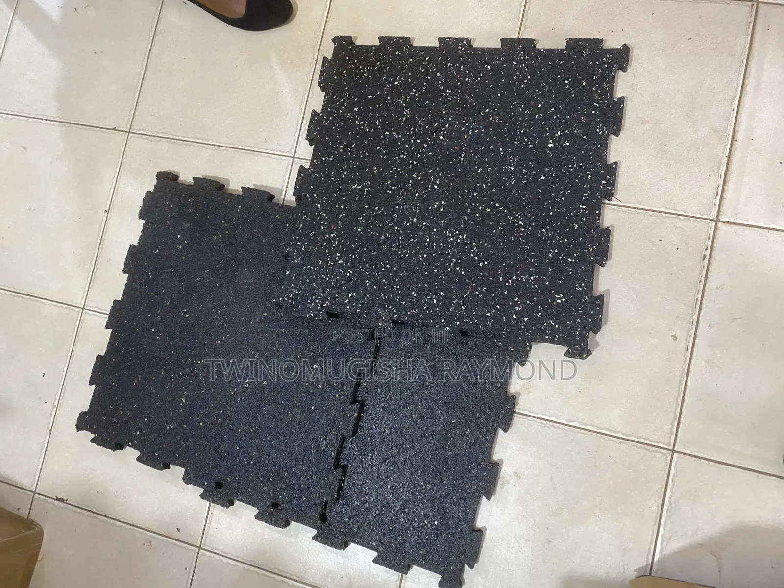 Rubber Gym Carpet (Interlocking)