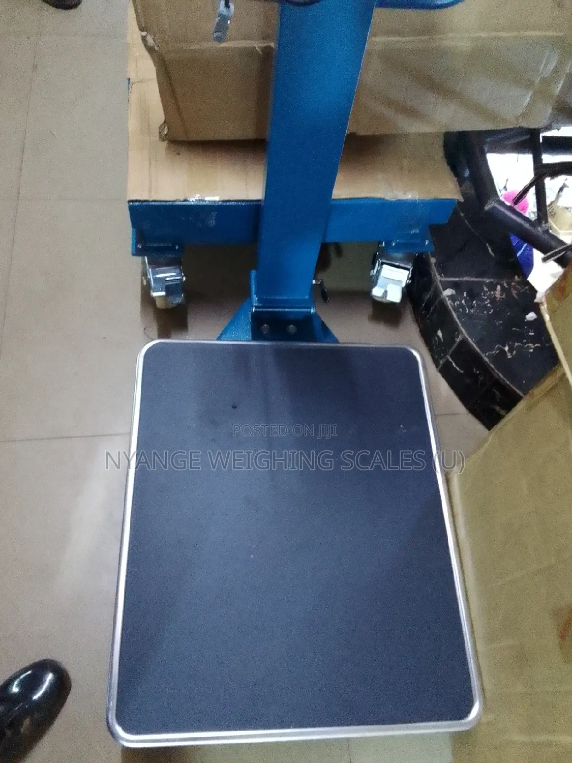 600kg Stainless Steel Plate Weighing Scales With Wheels