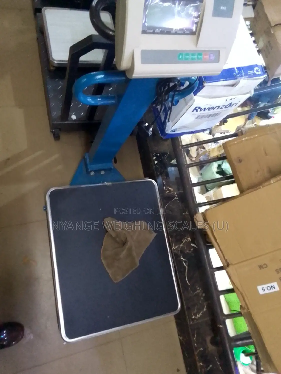 600kg Digital Heavy Duty Industrial Platform W Scales