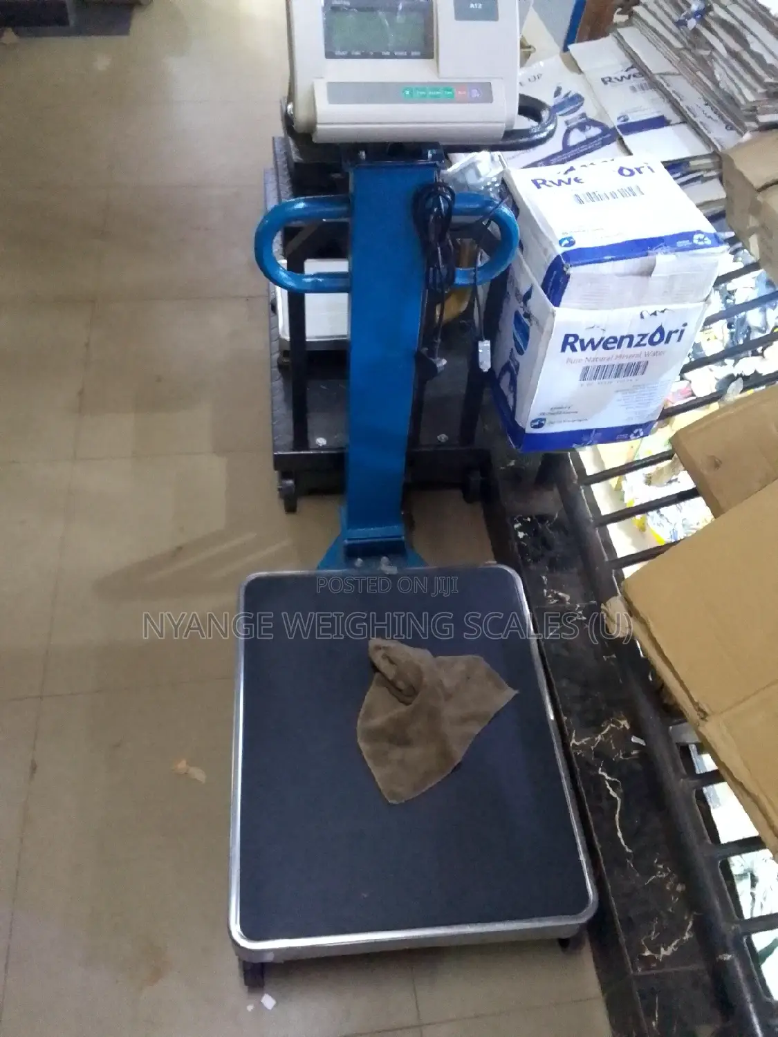 600kg/ 0.5g Industrial Heavy Duty Platform Weighing Scales