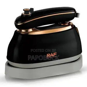RAF Travel Steam Iron, Black