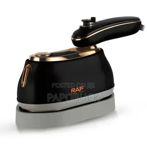 RAF Travel Steam Iron, Black