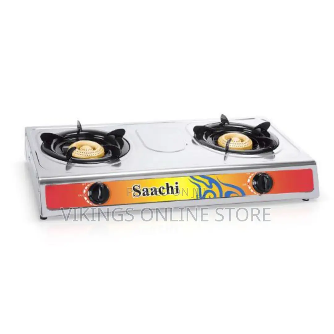 Saachi Double Burner Gas Stove NL-GAS-5220-ST