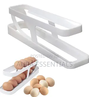 2 - Tier Rolling Egg Holder Dispenser