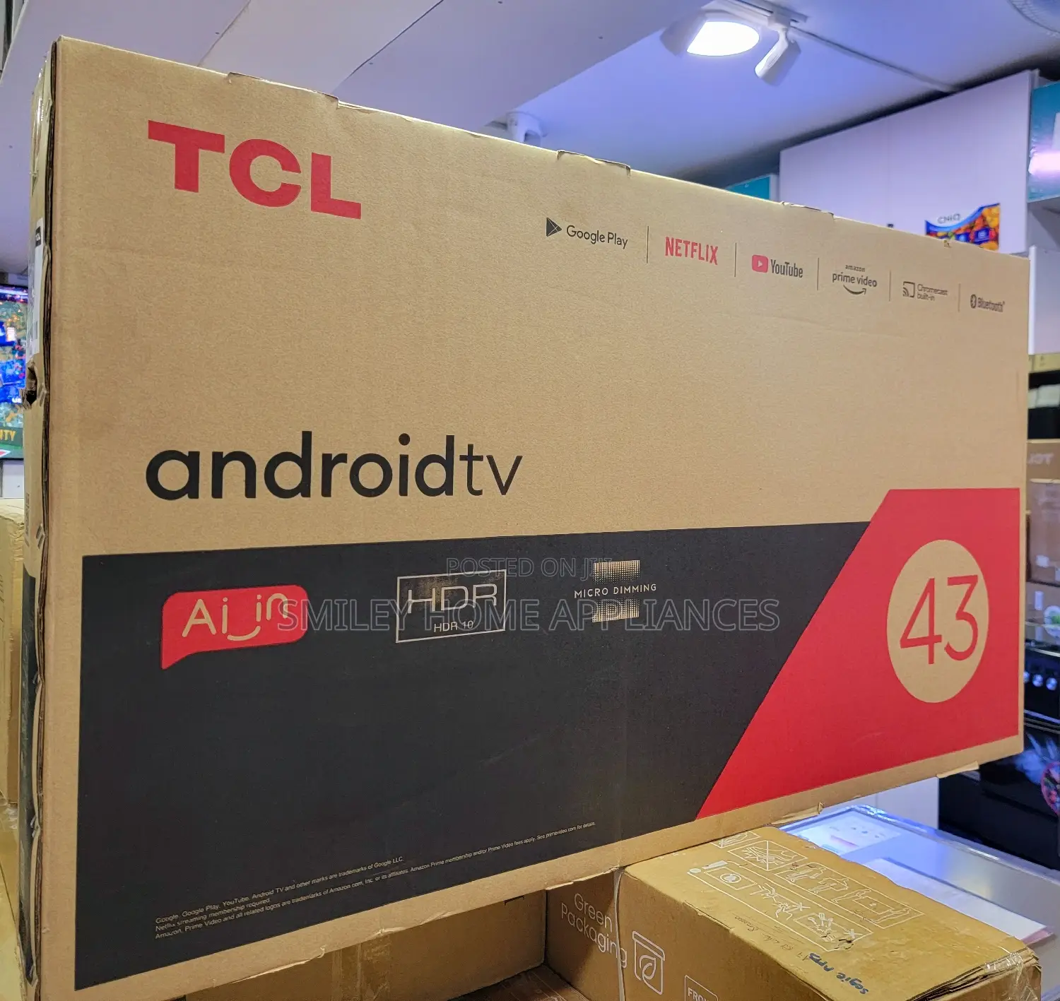 Brand New TCL Android 43inches Tv