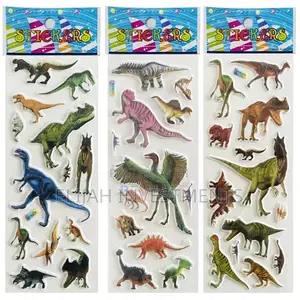 1 Sheet Little Dinosaurs 3D Stickers