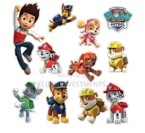 Paw Patrol 3D Cartoon Stickers