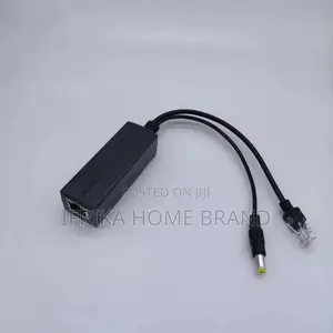 POE Splitter 48V to 12V CCTV Camera Connector Adapter Cable