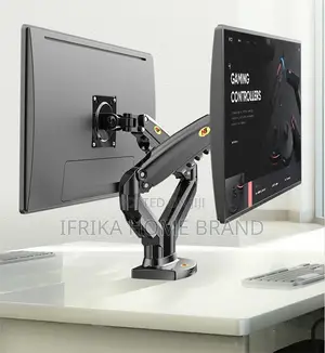 Dual Arm Monitor Support 17-30 Inch Mount Bracket