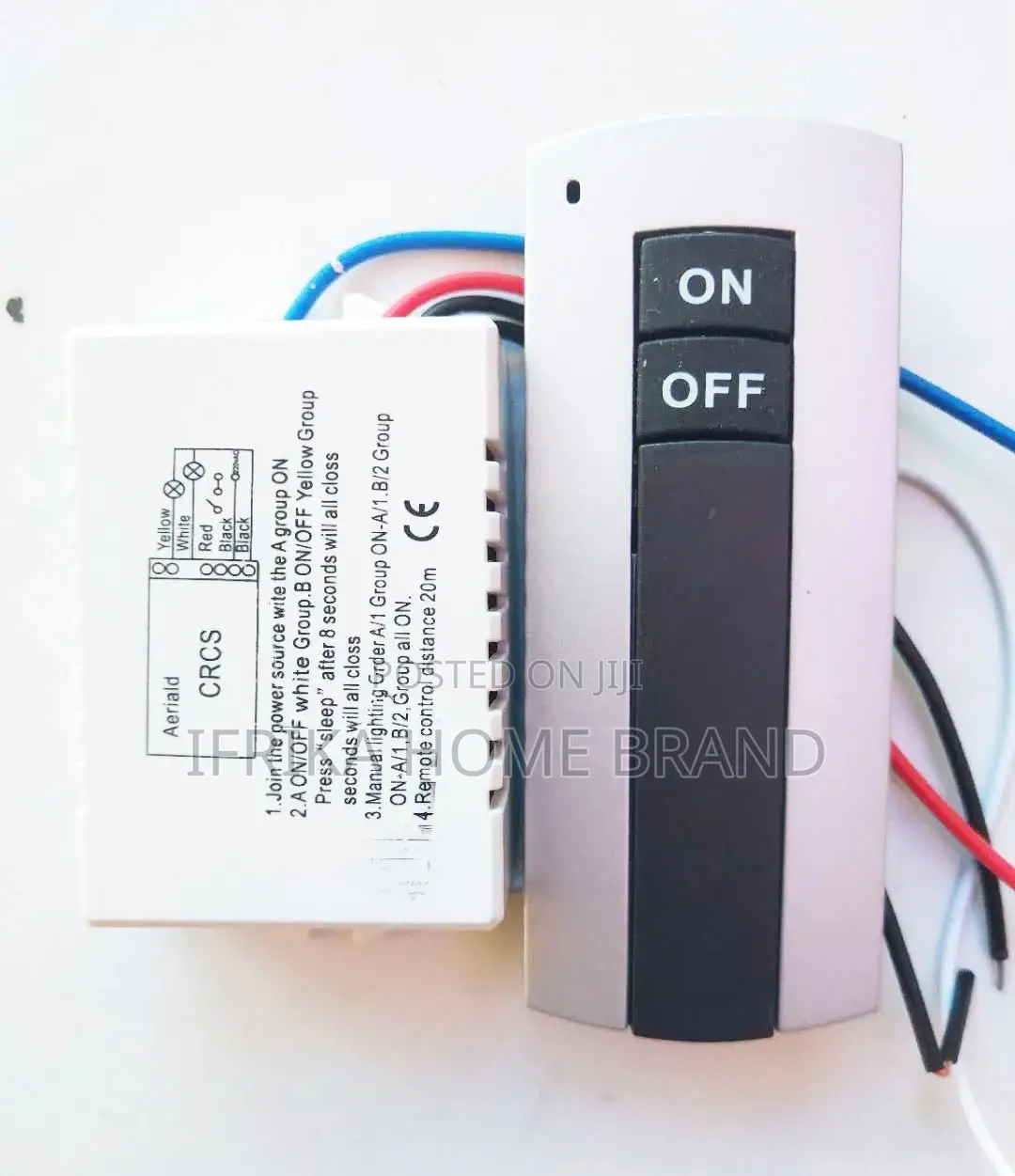 Wireless Digital RF Remote Control on/Off Light Switch 220V
