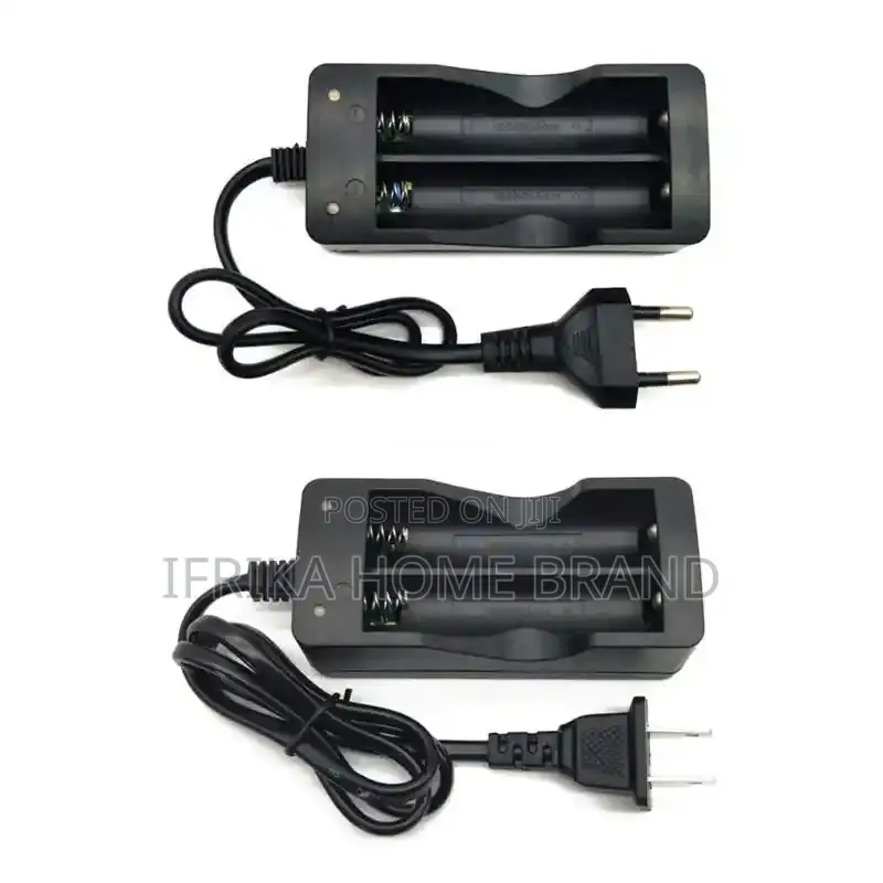 18650 Double Lights Dual Charging Slots for 18650 Li-Ion