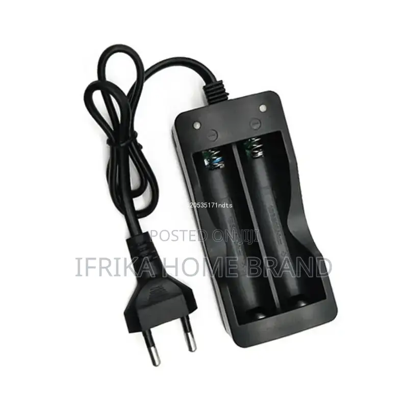 18650 Double Lights Dual Charging Slots for 18650 Li-Ion