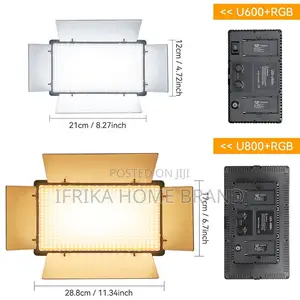 U600 U800 RGB Video Light LED Photo Studio Light Camera